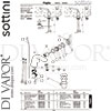 Sottini A6493AA Mixer Spare Tech Diagram