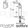 Sottini A6496AA GEN1 Mixer Spare Diagram
