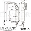 Sottini A6496AA Mixer Spare Diagram