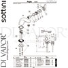 Sottini A6498AA Spare Tech Diagram