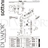 Sottini A6499AA GEN1 Mixer Spare Tech Diagram