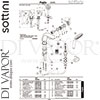 Sottini A6499AA Mixer Spare Tech Diagram