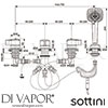 Sottini A6500AA Mixer Spare Diagram