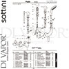 Sottini A6500AA Mixer Spare Tech Diagram