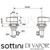 Sottini Paglia Side Bodies for Bath Filling Dimensions