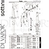 Sottini A6502AA GEN1 Mixer Spare Tech Diagram