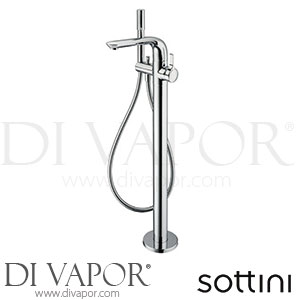 Sottini A6502AA Paglia Floor Standing Bath Shower Mixer Kit 2 Spare Parts