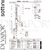 Sottini A6506AA GEN1 Mixer Spare Tech Diagram