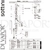 Sottini A6506AA Mixer Spare Tech Diagram