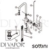 Sottini A6508AA Mixer Spare Tech Diagram