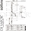 Sottini A6509AA Mixer Spare Tech Diagram