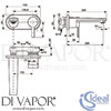 Ideal Standard A6510AA Mixer Spare Diagram