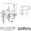 Sottini A6511AA GEN1 Mixer Spare Diagram