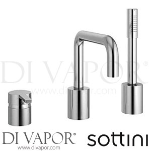 Sottini Ciane 3 Hole SL Bath Shower Mixer Spare Parts A6511AA GEN1