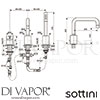 Sottini A6511AA Spare Diagram