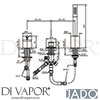 Sottini A6513AA GEN1 Mixer Spare Diagram