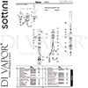Sottini A6513AA Mixer Spare Tech Diagram