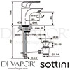 Sottini A6515AA GEN1 Mixer Spare Diagram