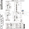 Sottini A6515AA GEN1 Mixer Spare Tech Diagram