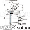 Sottini A6515AA Mixer Spare Diagram