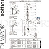 Sottini A6515AA Mixer Spare Tech Diagram