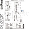 Sottini A6516AA GEN1 Mixer Spare Tech Diagram