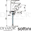 Sottini A6516AA Mixer Spare Diagram