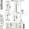 Sottini A6516AA Mixer Spare Tech Diagram