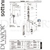 Sottini A6517AA GEN1 Mixer Spare Tech Diagram