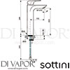 Sottini A6517AA Mixer Spare Diagram