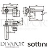 Sottini A6518AA GEN1 Mixer Spare Diagram