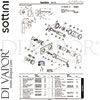 Sottini A6518AA GEN1 Mixer Spare Tech Diagram