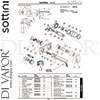 Sottini A6518AA Mixer Spare Tech Diagram