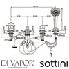 Sottini A6521AA GEN1 Mixer Spare Diagram