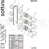Sottini A6538AA Mixer Spare Tech Diagram