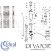 Ideal Standard Tesi 1 Hole Basin Mixer for Low Pressure Tap Spares