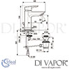 Ideal Standard Ceratherm 100 Built-In Stop Valve Dimensions