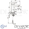Ideal Standard Tesi One Hole Basin Mixer Bluestart No Pop-Up Waste Dimensions