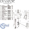 Ideal Standard Tesi Basin Mixer Grande Tap Spares