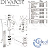 Ideal Standard Tesi 1 Hole Piccolo Pop-Up Waste Spares