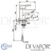 Ideal Standard Tesi 1 Hole Basin Mixer Piccolo Dimensions