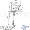Ideal Standard A6588AA Mixer Spare Diagram