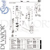 Ideal Standard A6589AA Mixer Spare Tech Diagram