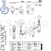 Ideal Standard A6590AA Spare Tech Diagram