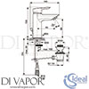Ideal Standard A6592AA Mixer Spare Diagram