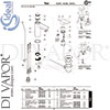 Ideal Standard A6592AA Mixer Spare Tech Diagram