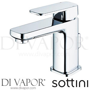 Sottini Turano Single Lever Basin Mixer with Pop-Up Waste Spare Parts A6616AA GEN1