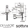 Sottini A6616AA Mixer Spare Diagram