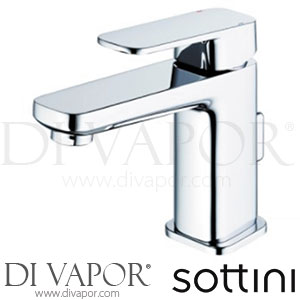 Sottini A6616AA Turano Basin Mixer 5LPM with Pop-Up Waste Spare Parts