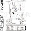 Sottini A6616AA Mixer Spare Tech Diagram